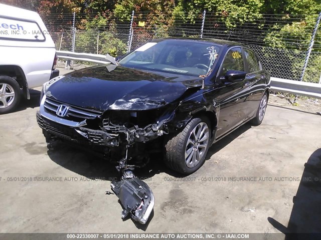 1HGCR2E57EA038511 - 2014 HONDA ACCORD SPORT 黑色 照片 2