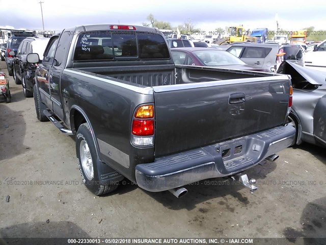 5TBBT44173S418415 - 2003 TOYOTA TUNDRA ACCESS CAB SR5 GRAY photo 3