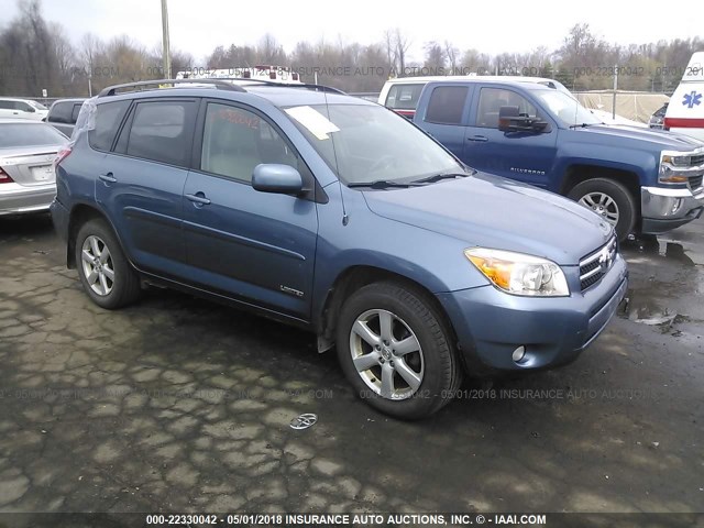 JTMBK31VX86048466 - 2008 TOYOTA RAV4 LIMITED BLUE photo 1