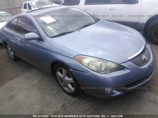 4T1CA38P64U020549 - 2004 TOYOTA CAMRY SOLARA SE/SLE ღია ლურჯი ფოტო 1