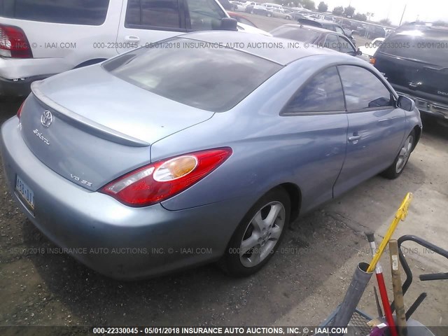 4T1CA38P64U020549 - 2004 TOYOTA CAMRY SOLARA SE/SLE ღია ლურჯი ფოტო 4
