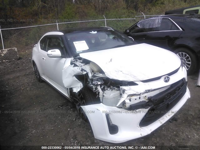 JTKJF5C76E3073896 - 2014 TOYOTA SCION TC 白色 照片 1