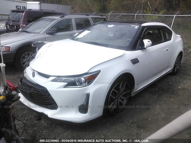 JTKJF5C76E3073896 - 2014 TOYOTA SCION TC 白色 照片 2