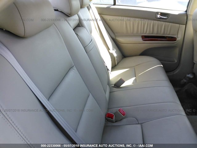 4T1BF30K05U603150 - 2005 TOYOTA CAMRY LE/XLE/SE ოქროსფერი ფოტო 8