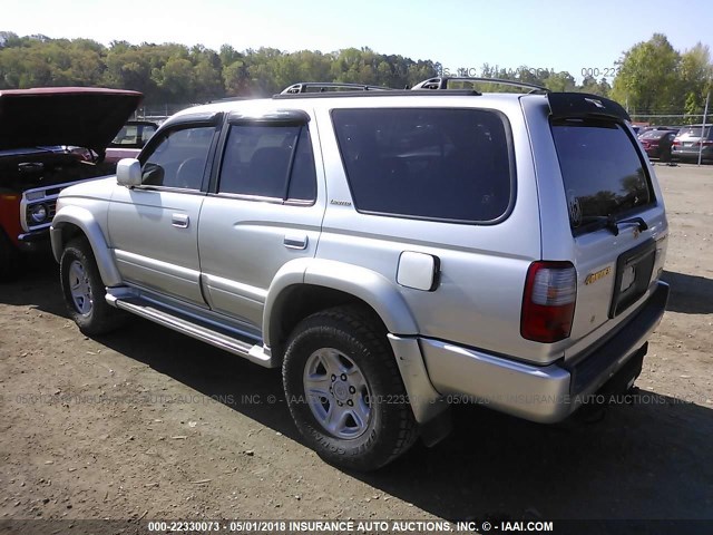 JT3HN87R5X0230946 - 1999 TOYOTA 4RUNNER LIMITED SILVER photo 3