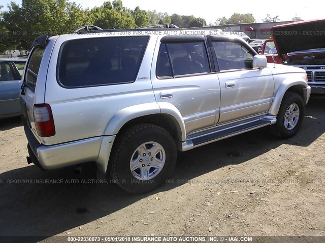 JT3HN87R5X0230946 - 1999 TOYOTA 4RUNNER LIMITED SILVER photo 4