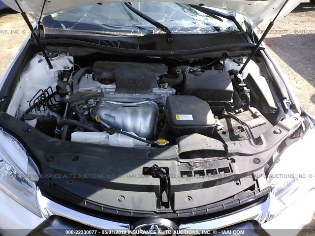 4T4BF1FKXFR508940 - 2015 TOYOTA CAMRY LE/XLE/SE/XSE 白色 照片 10