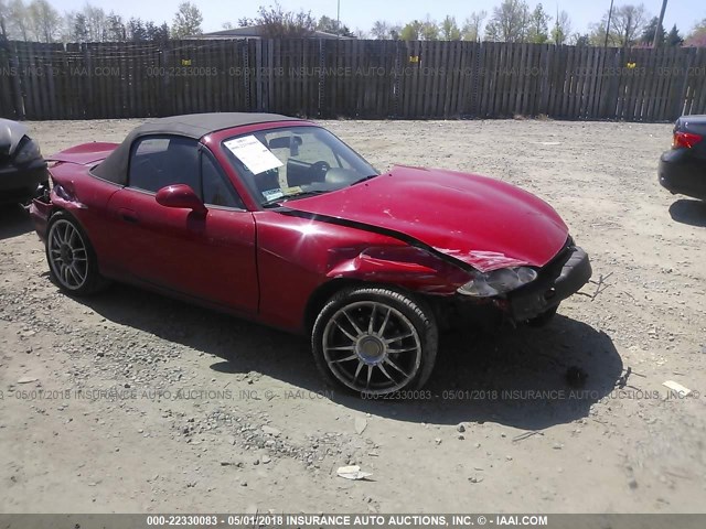 JM1NB353940406580 - 2004 MAZDA MX-5 MIATA LS RED photo 1