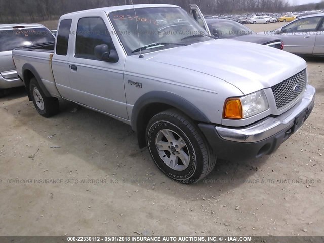 1FTZR45E62TA27875 - 2002 FORD RANGER SUPER CAB SILVER photo 1