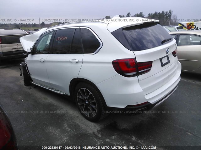 5UXKR6C5XF0J79549 - 2015 BMW X5 XDRIVE50I WHITE photo 3