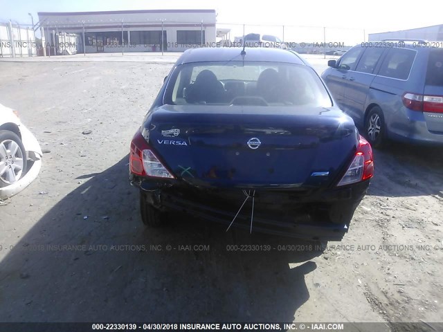 3N1CN7AP6DL886288 - 2013 NISSAN VERSA S/S PLUS/SV/SL BLUE photo 6