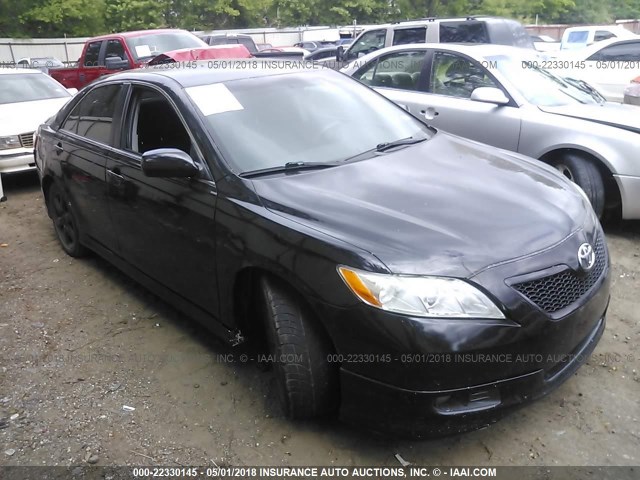 4T1BE46K69U869617 - 2009 TOYOTA CAMRY SE/LE/XLE BLACK photo 1