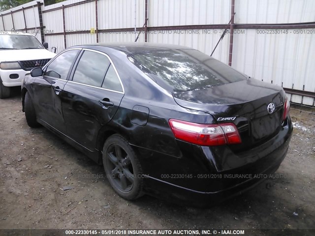 4T1BE46K69U869617 - 2009 TOYOTA CAMRY SE/LE/XLE BLACK photo 3
