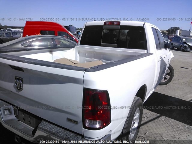 1C6RR6GP8DS679472 - 2013 RAM 1500 SLT WHITE photo 4