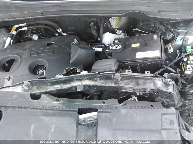 KM8JT3AF4FU091061 - 2015 HYUNDAI TUCSON GLS SILVER photo 10