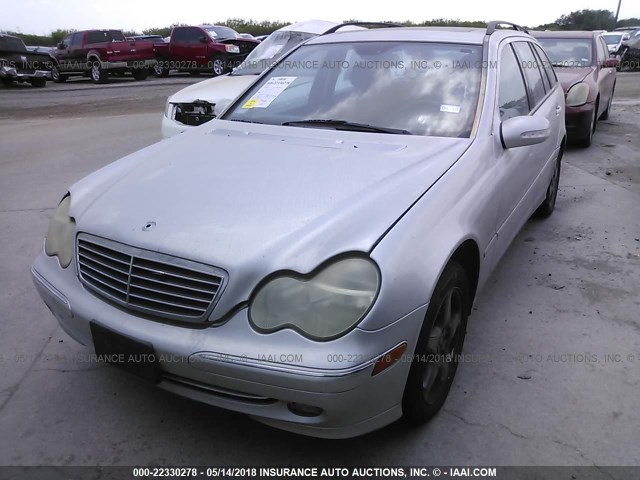 WDBRH64JX2F163520 - 2002 MERCEDES-BENZ C 320 SILVER photo 2