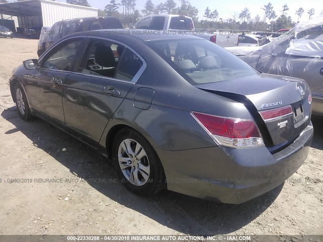 1HGCP2F41BA024336 - 2011 HONDA ACCORD LXP GRAY photo 3