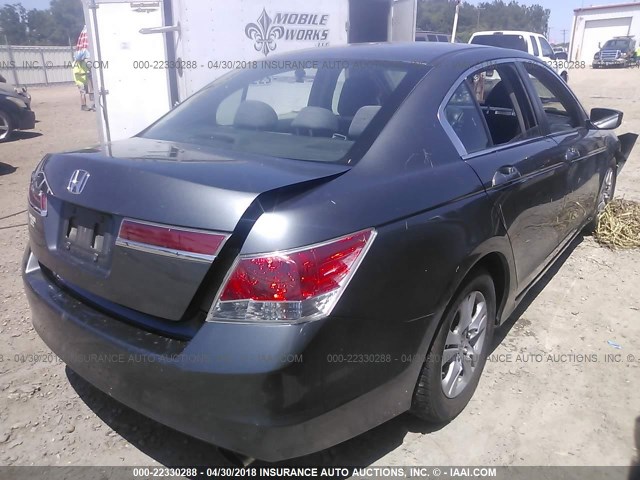 1HGCP2F41BA024336 - 2011 HONDA ACCORD LXP GRAY photo 4