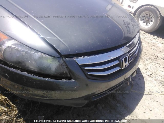 1HGCP2F41BA024336 - 2011 HONDA ACCORD LXP GRAY photo 6