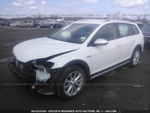 3VWH17AU4HM537664 - 2017 VOLKSWAGEN Golf Alltrack S/SE/SEL 黄色 照片 2