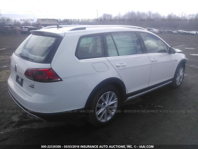 3VWH17AU4HM537664 - 2017 VOLKSWAGEN Golf Alltrack S/SE/SEL 黄色 照片 4