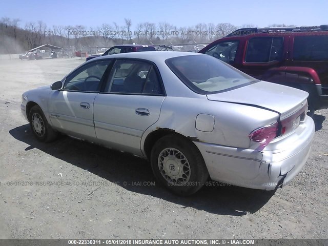 2G4WS52J821102768 - 2002 BUICK CENTURY CUSTOM SILVER photo 3