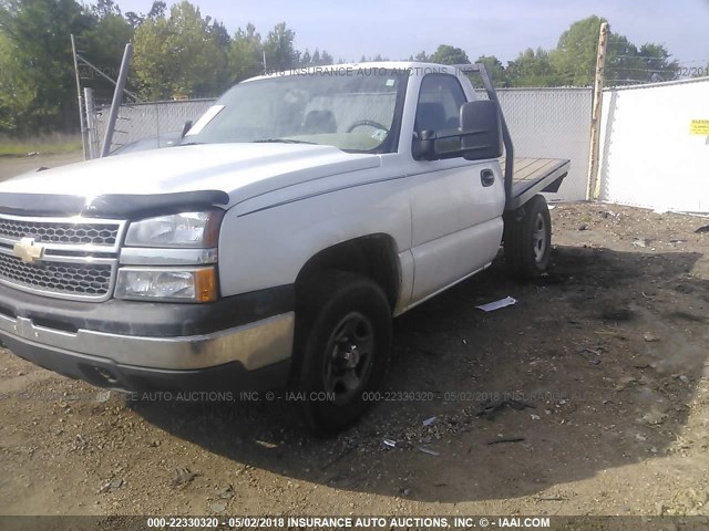 3GCEK14XX6G270919 - 2006 CHEVROLET SILVERADO K1500 WHITE photo 2