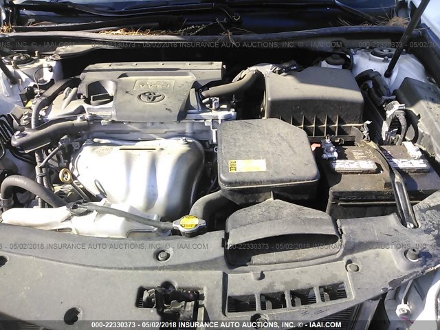 4T1BF1FK2EU428217 - 2014 TOYOTA CAMRY L/SE/LE/XLE 白色 照片 10