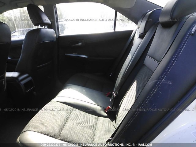 4T1BF1FK2EU428217 - 2014 TOYOTA CAMRY L/SE/LE/XLE 白色 照片 8
