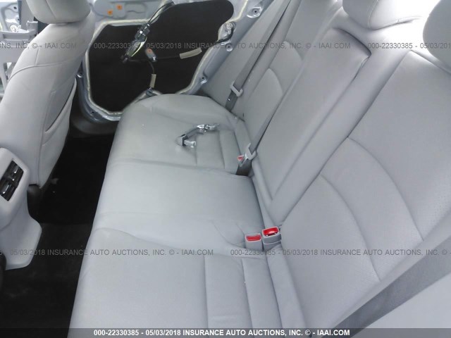 1HGCR3F8XGA035250 - 2016 HONDA ACCORD EXL GRAY photo 8