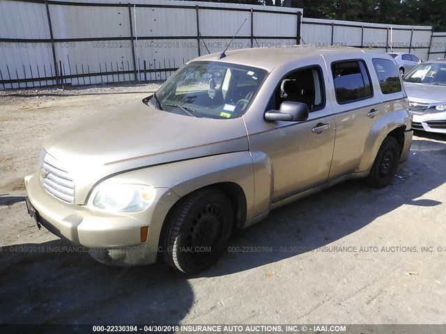 3GNDA13D28S542019 - 2008 CHEVROLET HHR LS ოქროსფერი ფოტო 2
