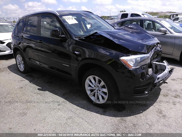 5UXWX9C54H0T01771 - 2017 BMW X3 XDRIVE28I BEIGE photo 1