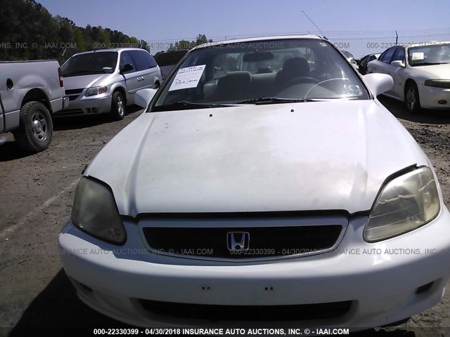 1HGEJ8146XL014367 - 1999 HONDA CIVIC EX WHITE photo 6