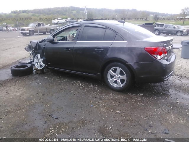 1G1PE5SB7G7156316 - 2016 CHEVROLET CRUZE LIMITED LT GRAY photo 3