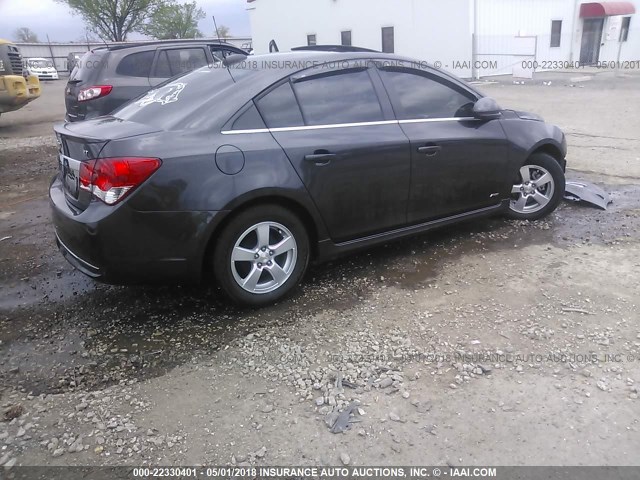 1G1PE5SB7G7156316 - 2016 CHEVROLET CRUZE LIMITED LT GRAY photo 4