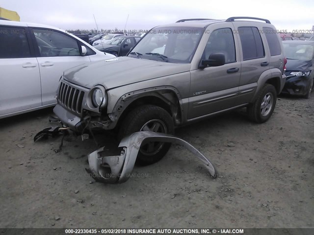 1J4GL58K04W161373 - 2004 JEEP LIBERTY LIMITED GOLD photo 2