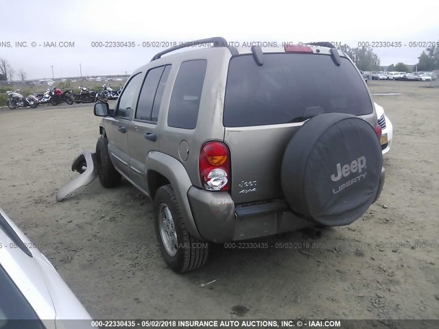 1J4GL58K04W161373 - 2004 JEEP LIBERTY LIMITED GOLD photo 3