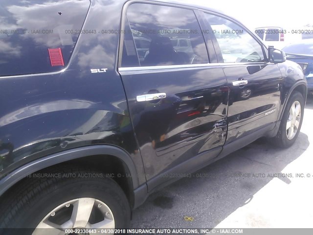 1GKER23788J225177 - 2008 GMC ACADIA SLT-1 GRAY photo 6