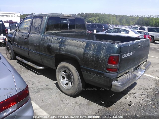 3B7HC12Y61G163445 - 2001 DODGE RAM 1500 GREEN photo 3