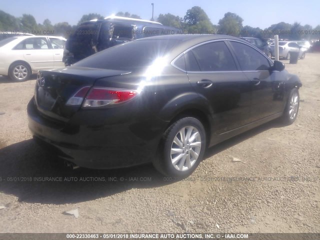 1YVHZ8DH7C5M09038 - 2012 MAZDA 6 I GRAY photo 4