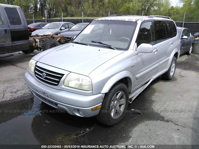 JS3TX92V014110676 - 2001 SUZUKI GRAND VITARA XL7 TOURING/XL7 LIMITED SILVER photo 2