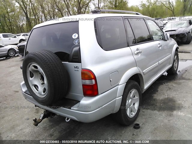 JS3TX92V014110676 - 2001 SUZUKI GRAND VITARA XL7 TOURING/XL7 LIMITED SILVER photo 4