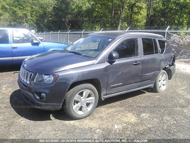 1C4NJCBA6GD742688 - 2016 JEEP COMPASS SPORT GRAY photo 2