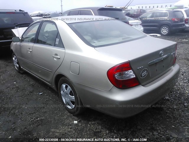 4T1BE32K84U877937 - 2004 TOYOTA CAMRY LE/XLE/SE TAN photo 3