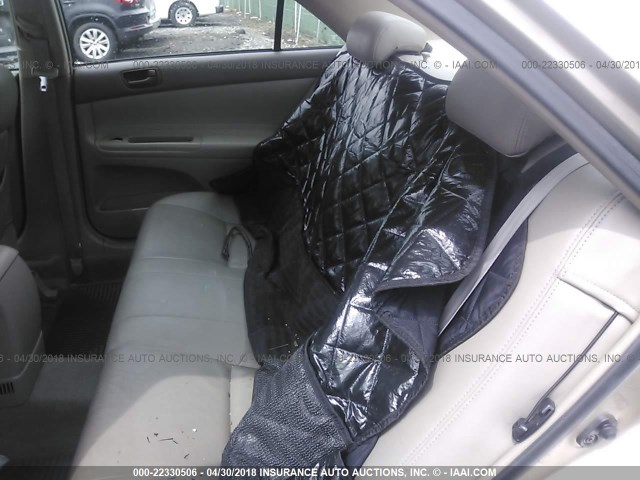 4T1BE32K84U877937 - 2004 TOYOTA CAMRY LE/XLE/SE TAN photo 8