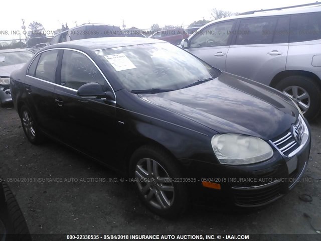 3VWEF81K77M197272 - 2007 VOLKSWAGEN JETTA WOLFSBURG 黑色 照片 1