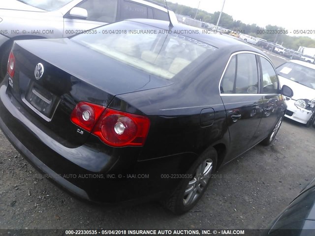 3VWEF81K77M197272 - 2007 VOLKSWAGEN JETTA WOLFSBURG 黑色 照片 4