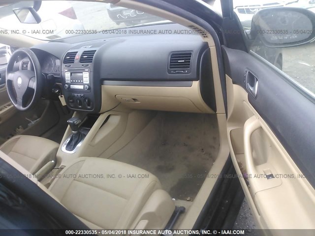3VWEF81K77M197272 - 2007 VOLKSWAGEN JETTA WOLFSBURG 黑色 照片 5