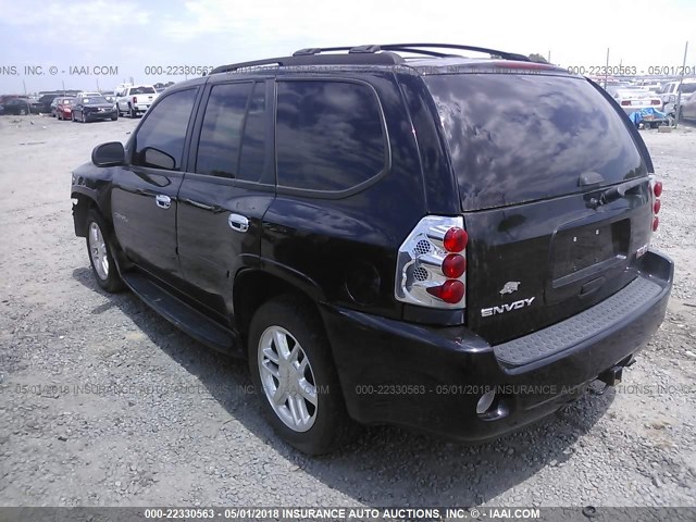 1GKET63M082255895 - 2008 GMC ENVOY DENALI BLACK photo 3