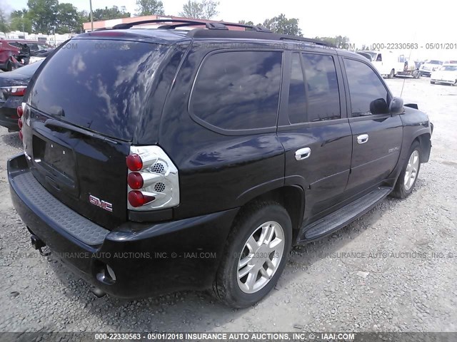 1GKET63M082255895 - 2008 GMC ENVOY DENALI BLACK photo 4